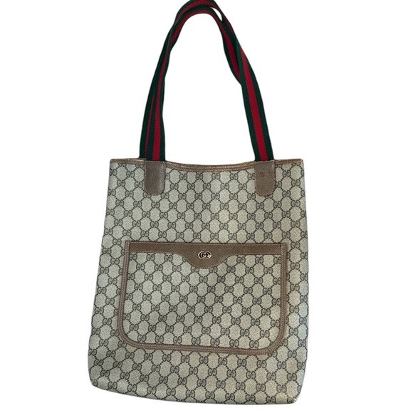 SOLD! Vintage Gucci Sherry Line Tote - Picture 2 of 14